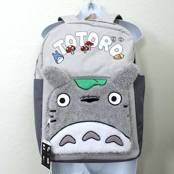 Studio Ghibli Handbags - My Neighbor Totoro Studio Ghibli Backpack Gray